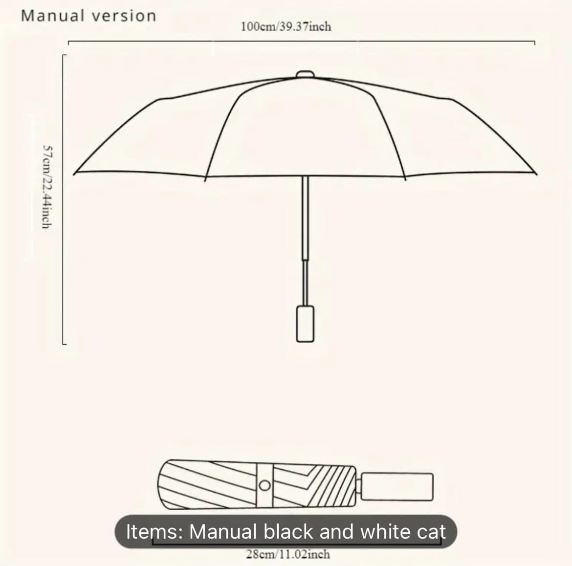 Black And White Umbrella