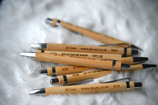 Bamboo Pen with JKCats Logo