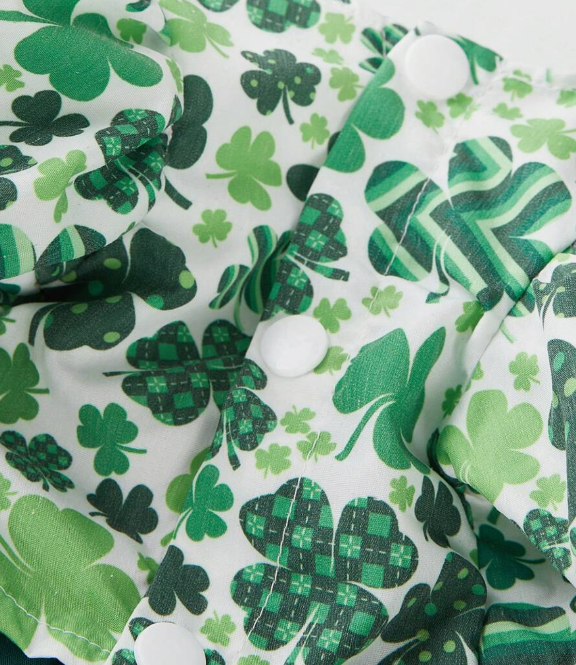 St. Patrick's Day Green Clover Princess Dress